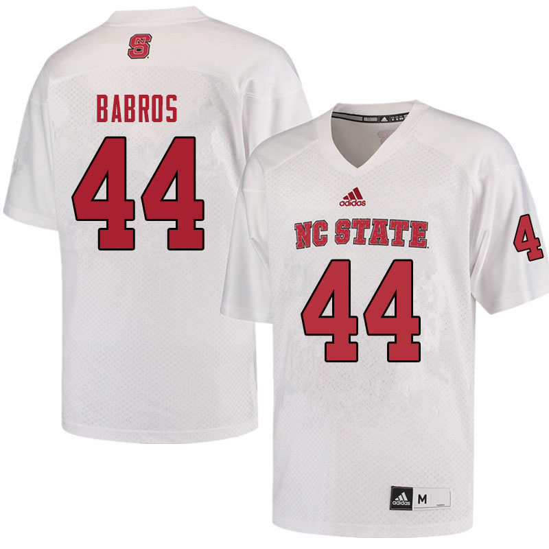 Men #44 Joe Babros NC State Wolfpack College Football Jerseys Sale-Red - Click Image to Close